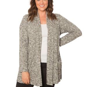 Marled Grey Cardigan